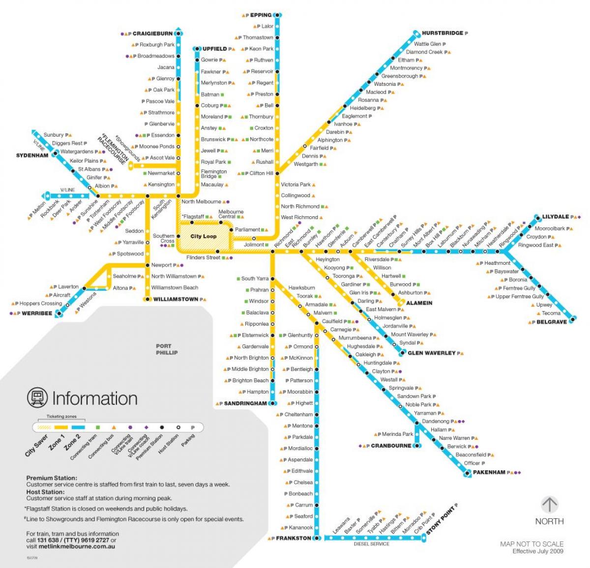 metro Melbourne peta