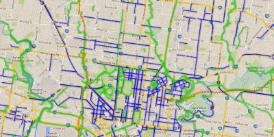 Basikal laluan Melbourne peta