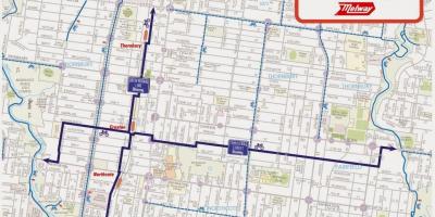 Peta Melbourne basikal berkongsi
