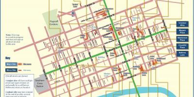 Melbourne peta jalan