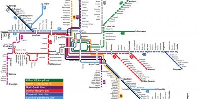 Metro peta Melbourne